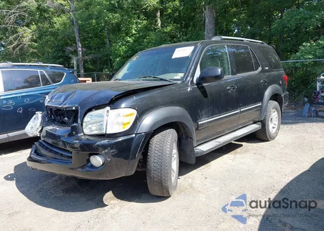 2005 Toyota Sequoia Sr5 V8 z USA, uszkodzony, nr VIN 5TDBT44A25S244540